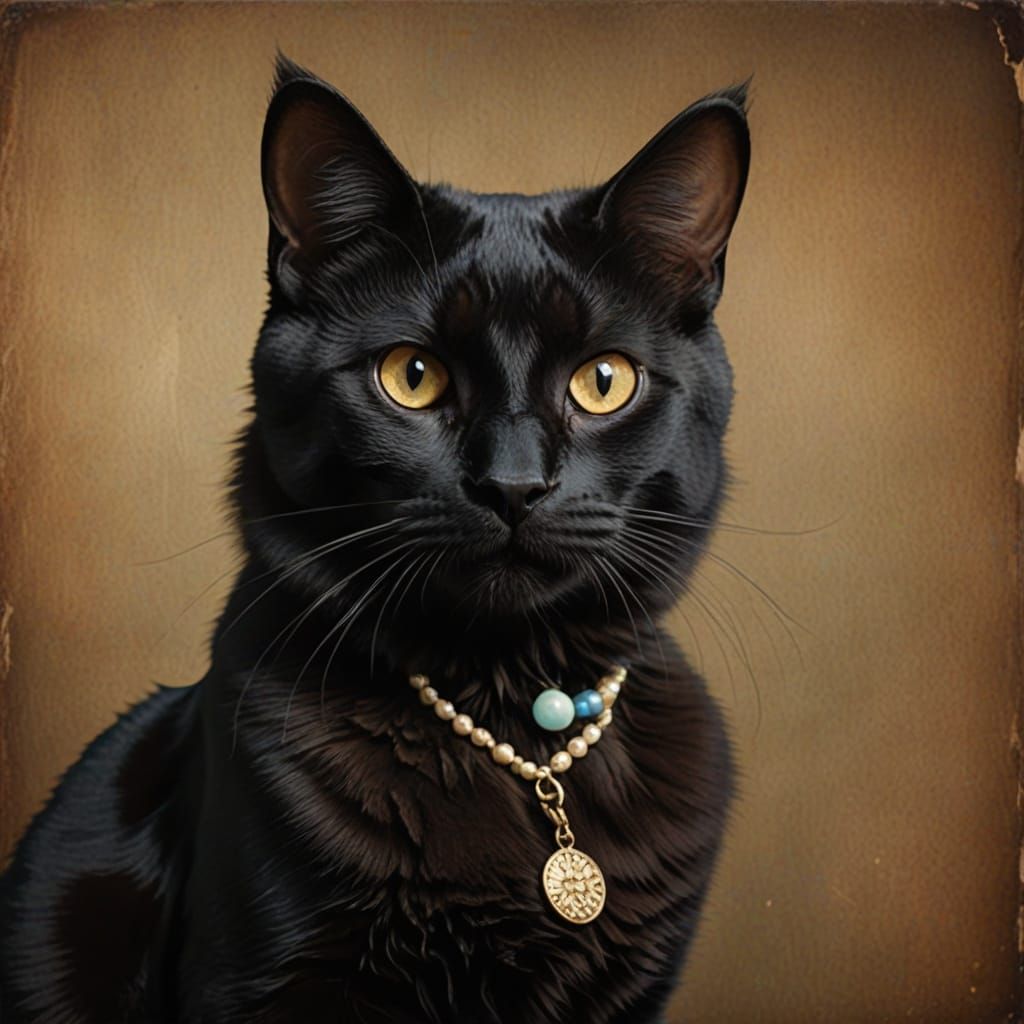 Betty paige as a cat