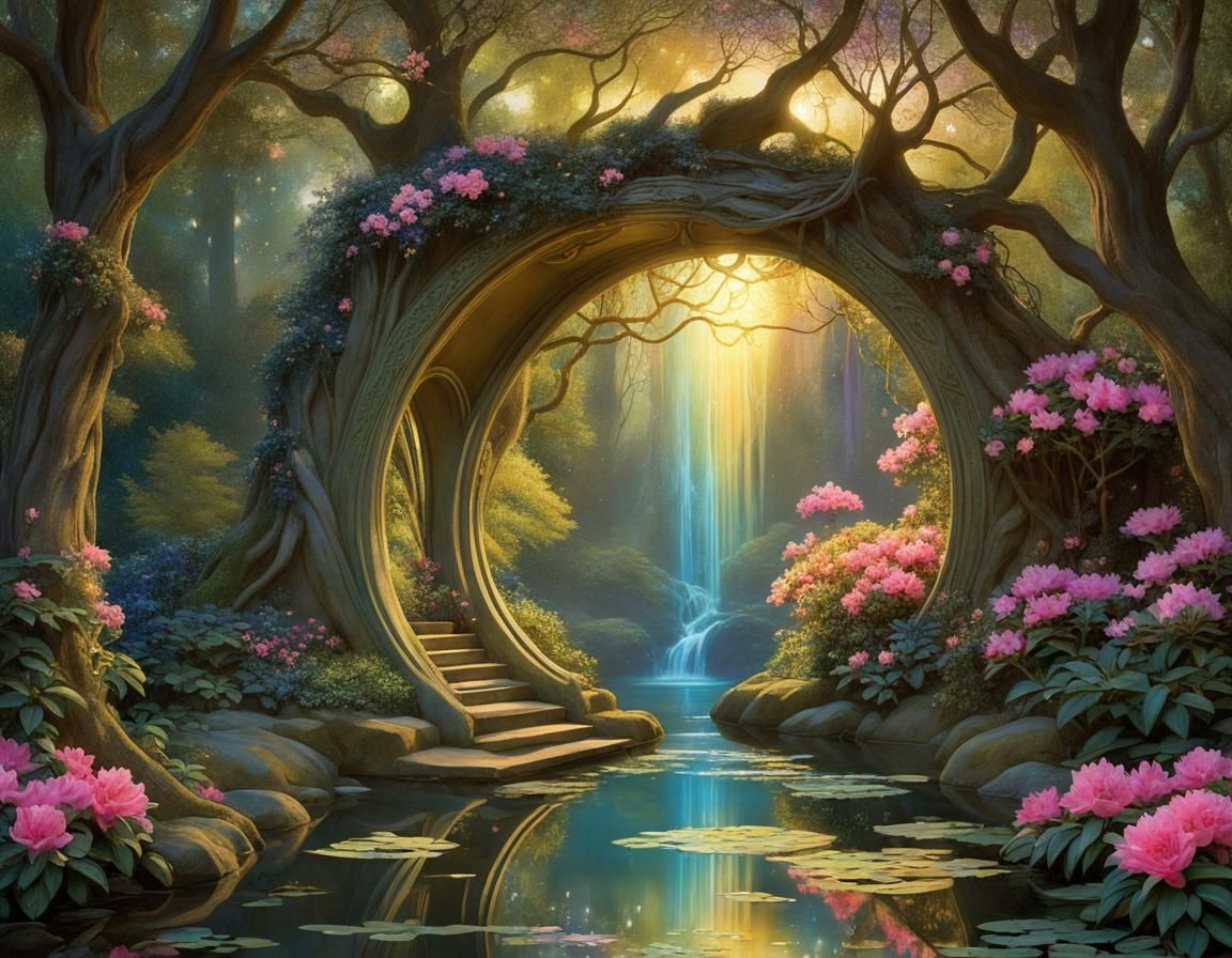 Enchanted Fairy Portal to a Magical World