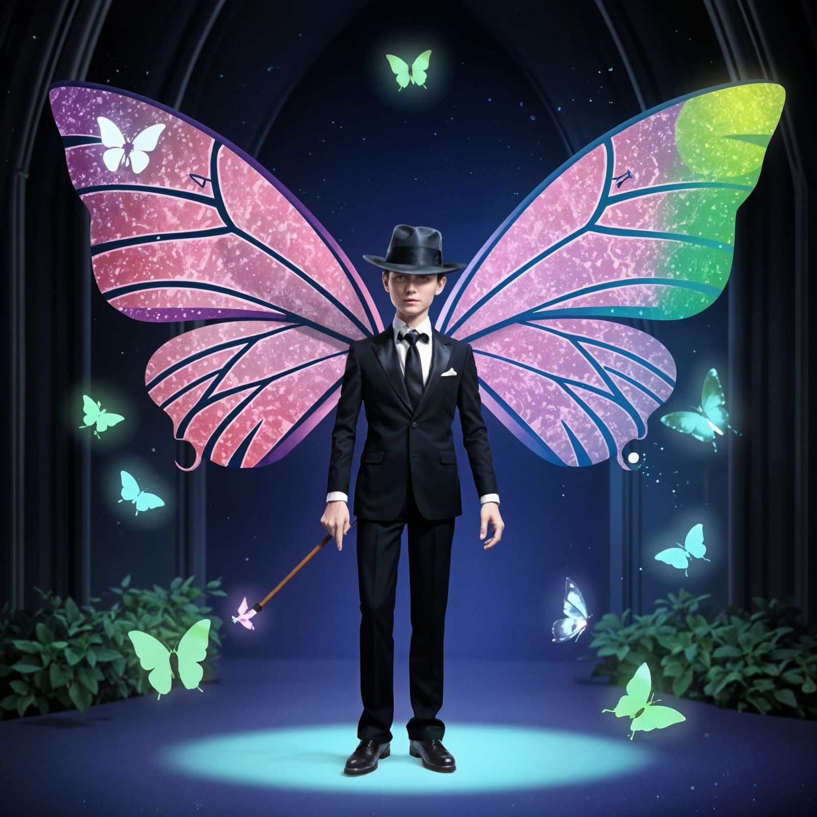 Dapper Fairy Spy in Elaborate High Security Facility