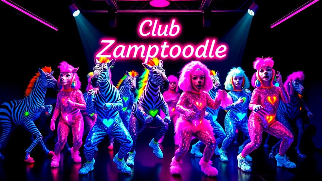 Wild Dance Party in Club Zamptoodle