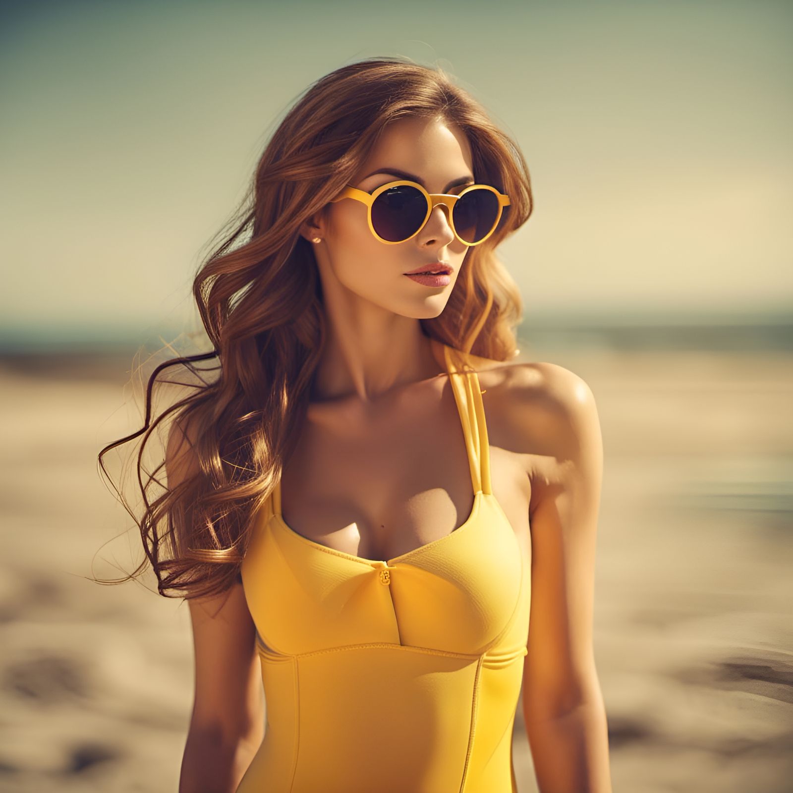 Princess Belle at the Beach in Summer