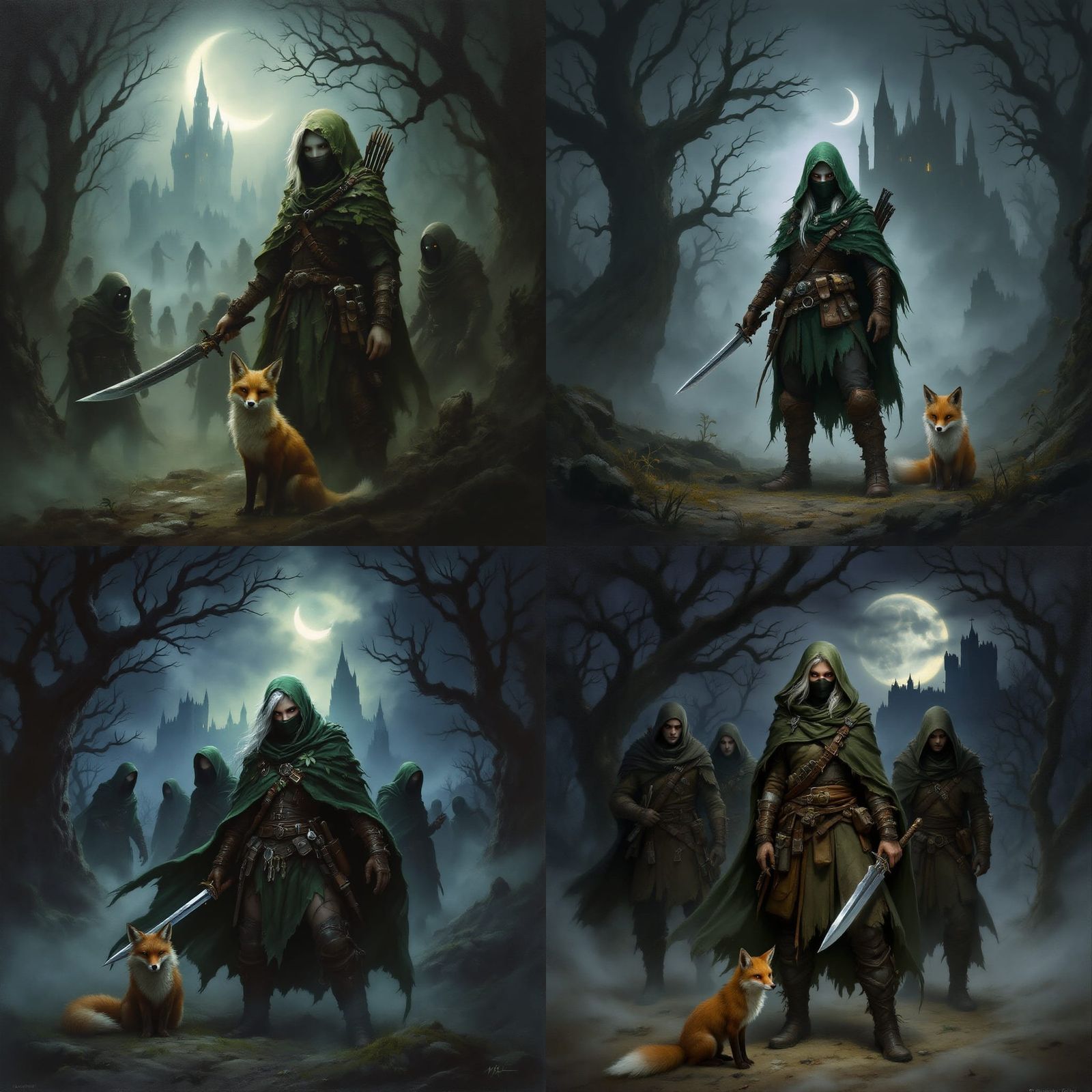 Gothic Heroes in Dark Fantasy Realm of Barovia