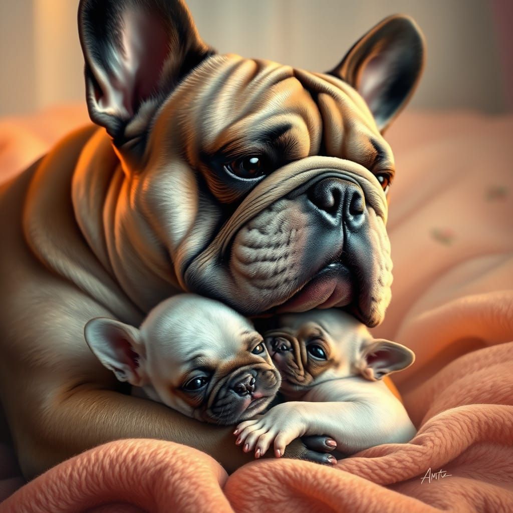 Tenderness and Devotion in a Mother's Love