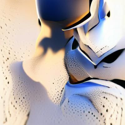 Clone Trooper in 3D Rendered Style
