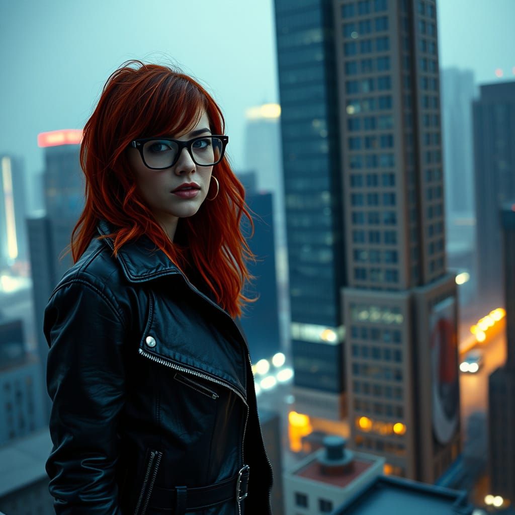 Borrowing Rexie's Jacket