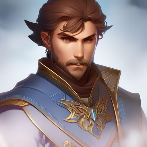 Medieval Explorer Portrait in Hyperdetailed Digital Art