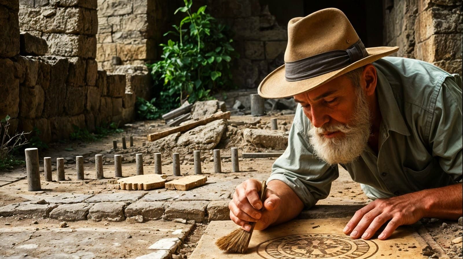 Ancient Mosaic Discovered by Discerning Archaeologist