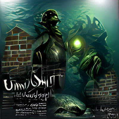 Shadow Over Innsmouth: Digital Art of Deep One