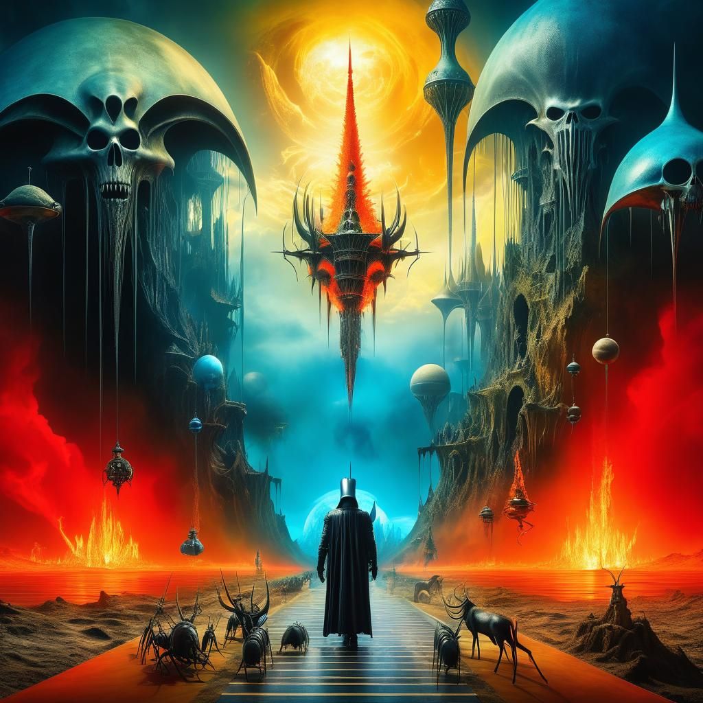 Surreal Countdown to Doom as Digital Art