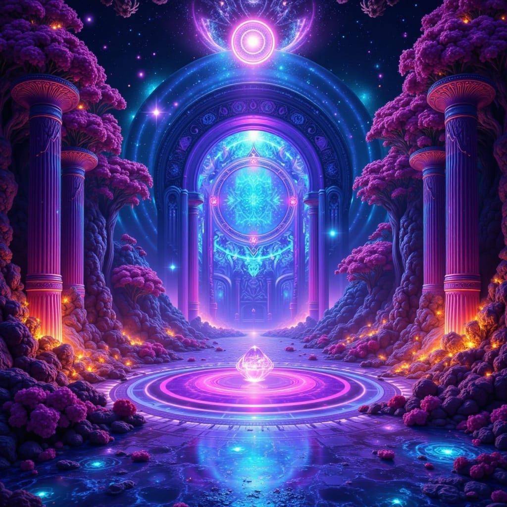 Vibrant Astral Kingdom: Inanna's Party Realm