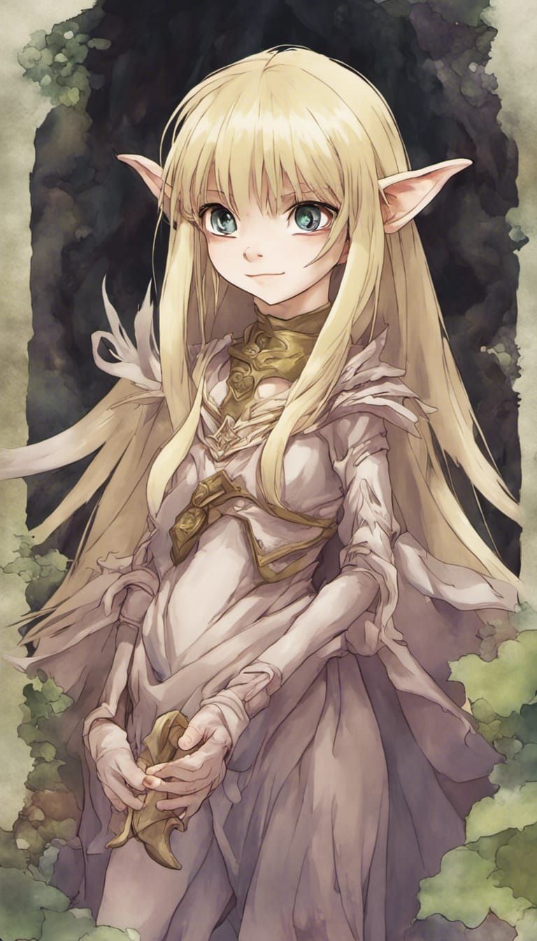 Blonde Gelfling in Anime Style