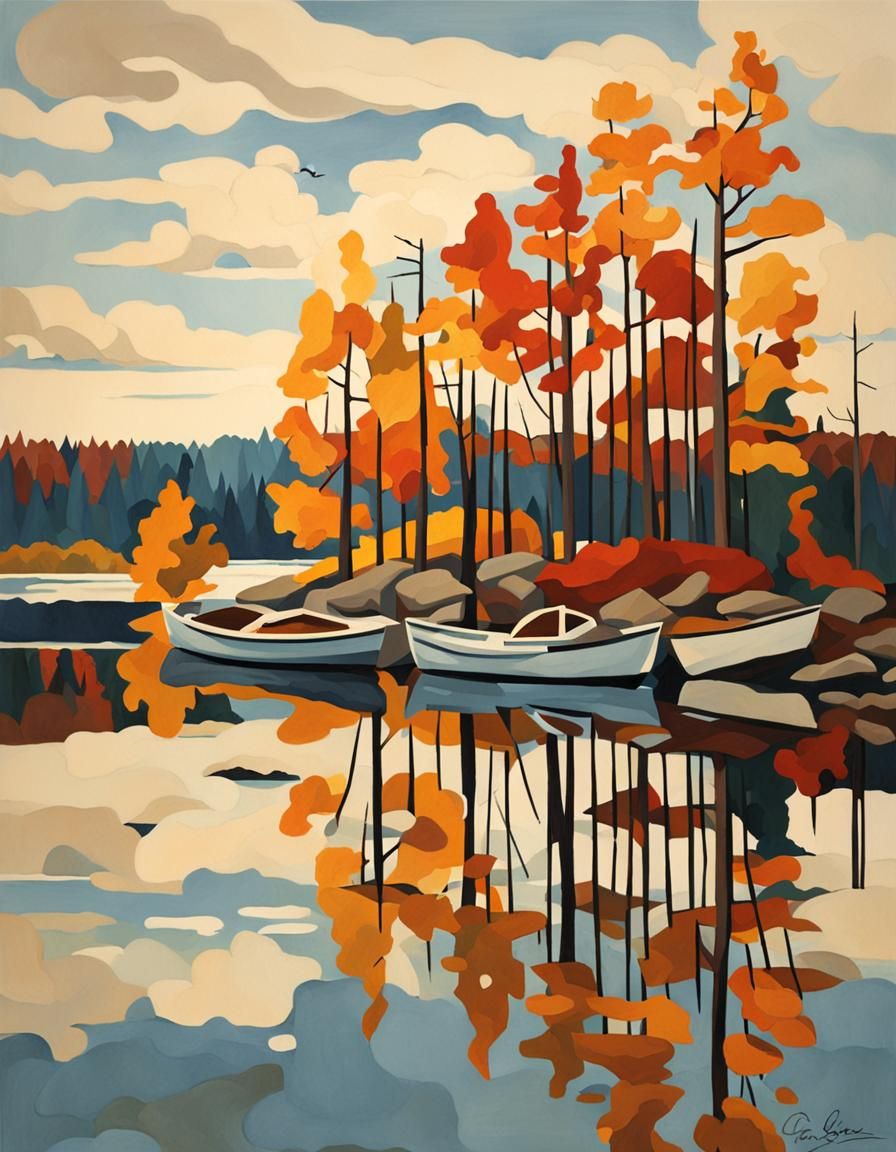 Canadian Landscape Painting Style