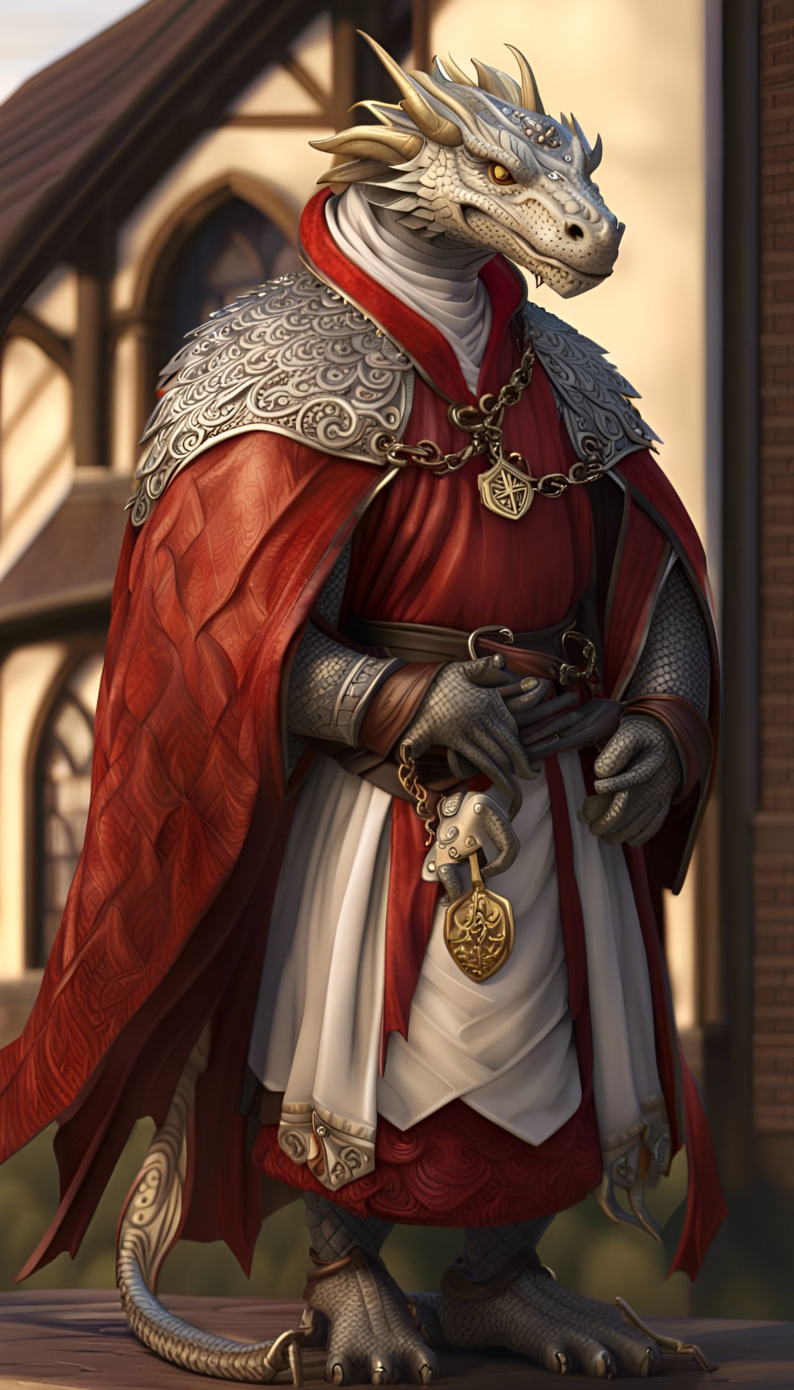 Dragonborn Priest of Bahamut