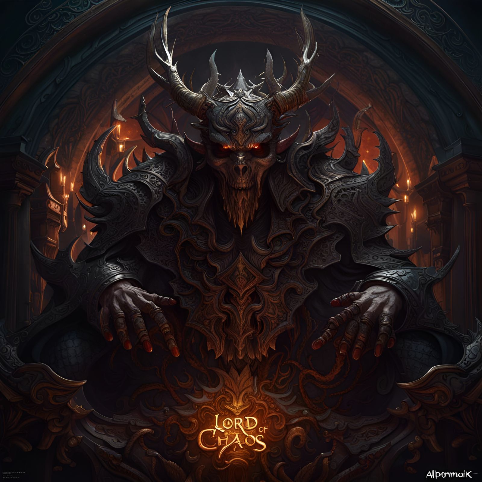 Lord of Chaos: Dark Fantasy Concept Art