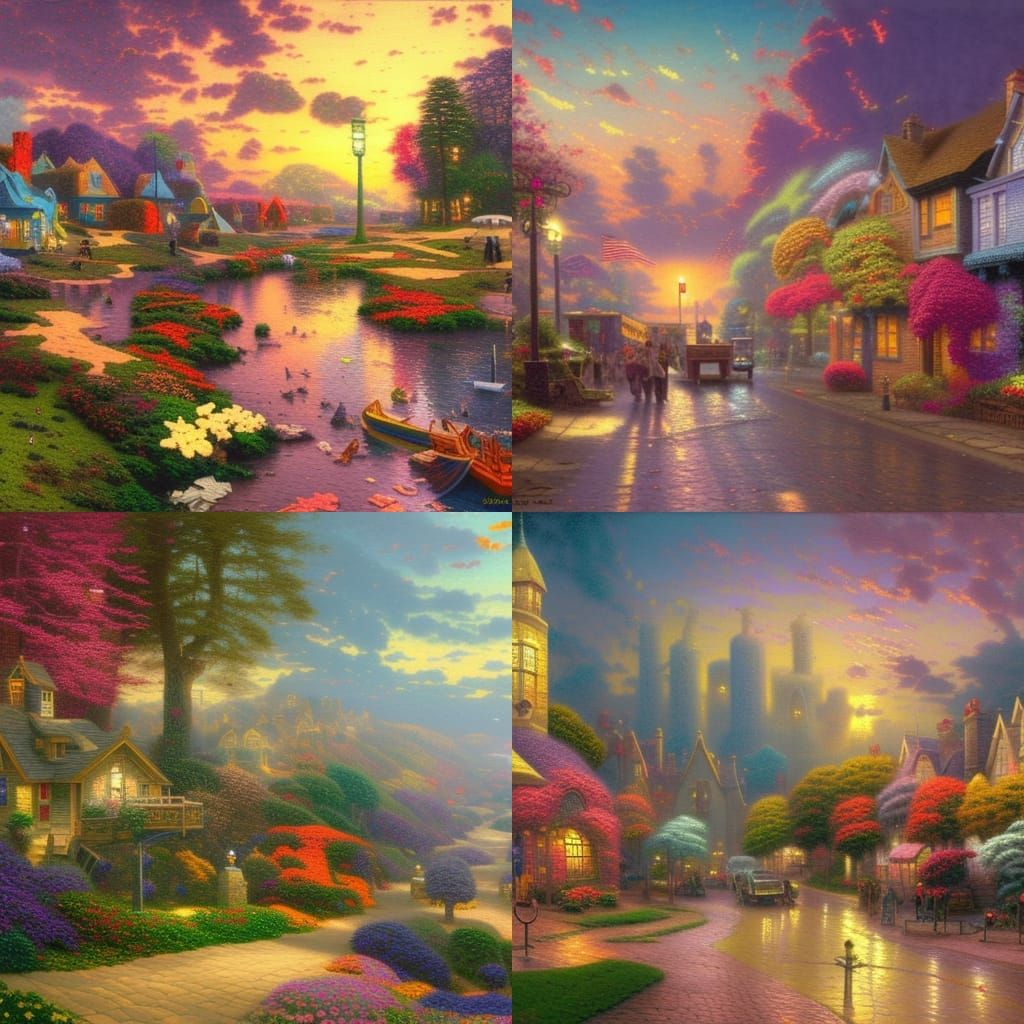 Disordered Order in Surrealist Painting Style