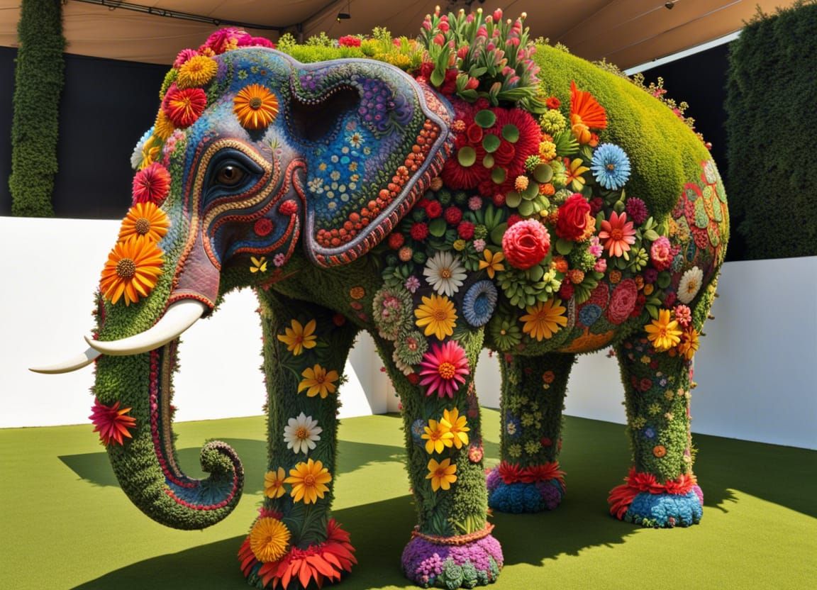 Topiary Elephant