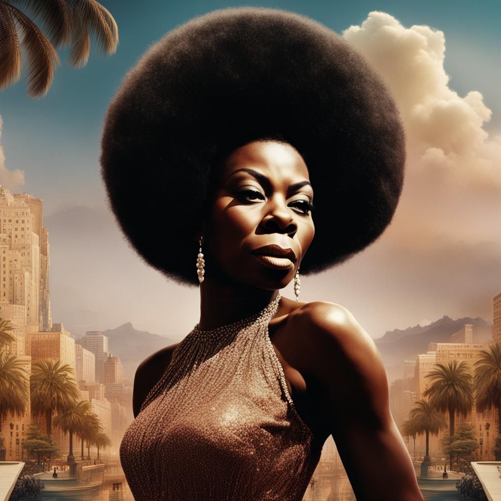 Nina Simone Feeling Good: Epic Cinematic Digital Art