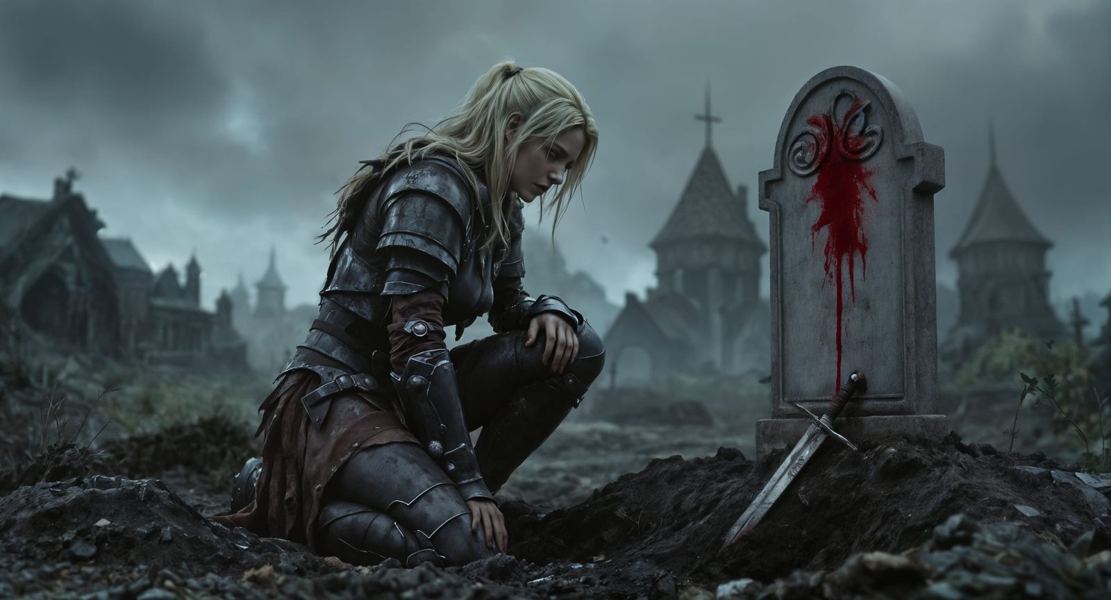 Helena Ironstar, mourning the honored fallen.