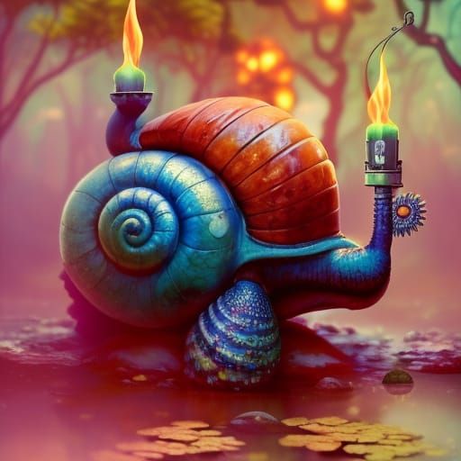 Surreal Snail Travel