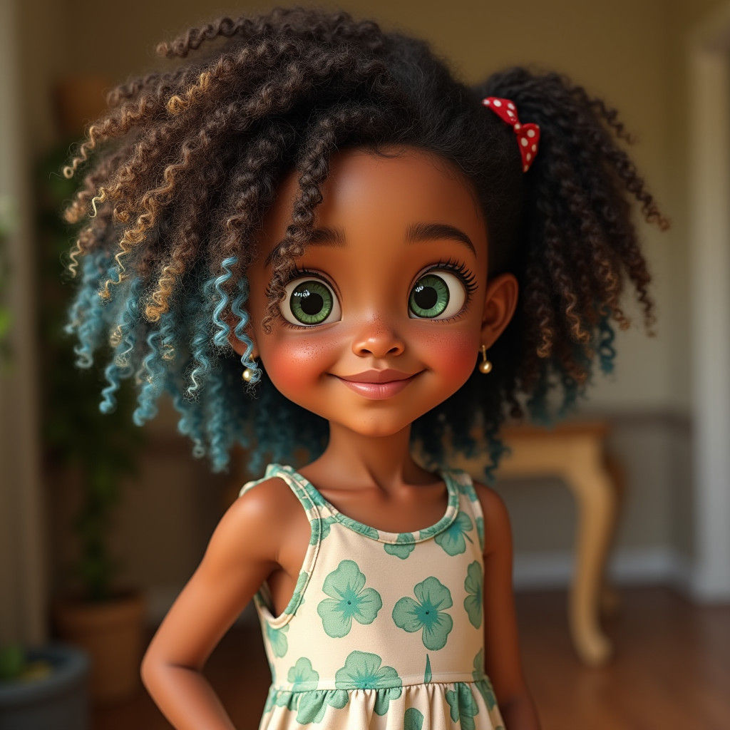 Hyper-Realistic Portrait of a Young Girl in 8K