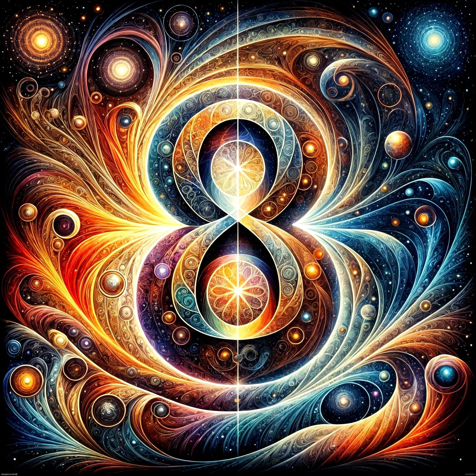 Elegant Infinity Composition in Harmonious Balance