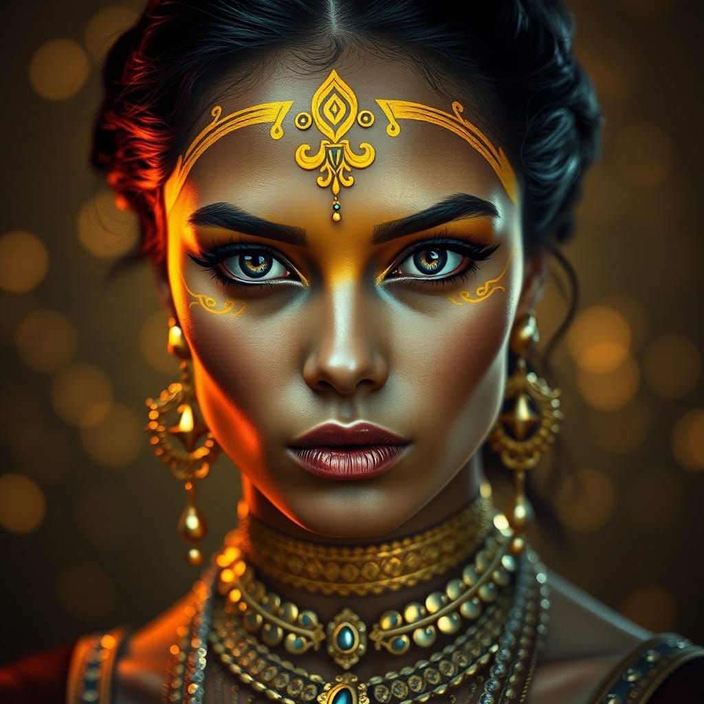 Serenity in Gold and Silver