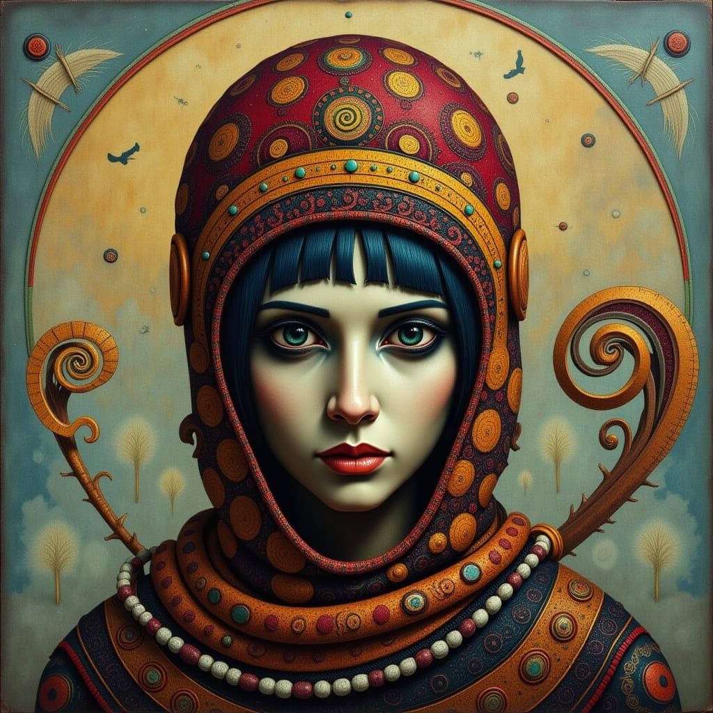 Surreal Alien Worldscape Generated by AI