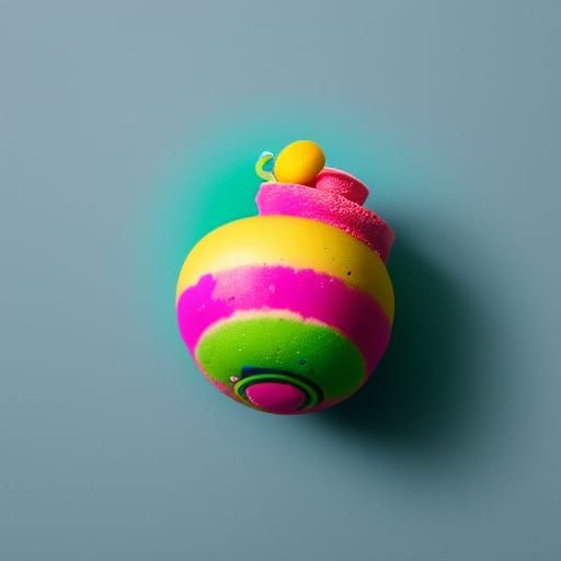Bathbomb: A Vibrant Object Show Character