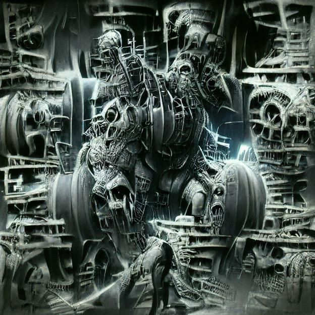 Brutal Metal Death Machines in Post-Apocalyptic Landscape