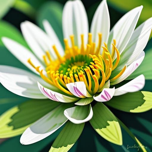 Watercolor Botanical Illustration of Polianthes Tuberosa