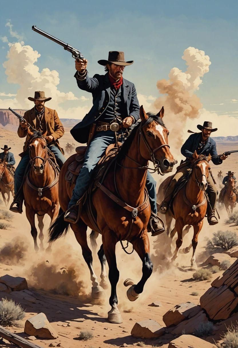 Dramatic Illustrations of the Wild West
