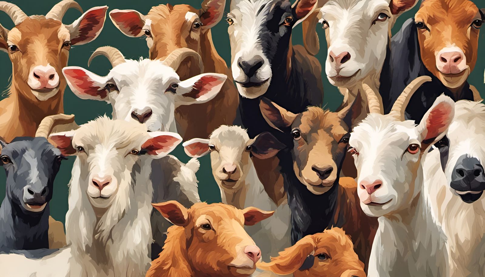 Eye-Spy Puzzle Featuring Goats and Farm Animals