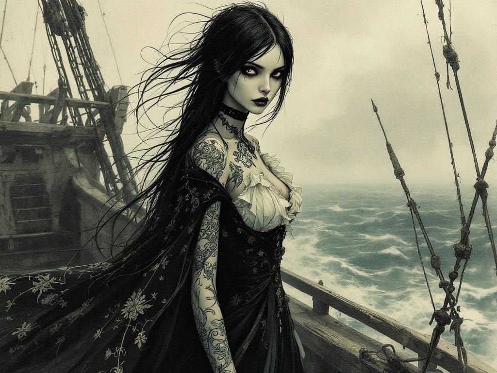 Ethereal Pirate Maiden, Lost in Moody Atmosphere