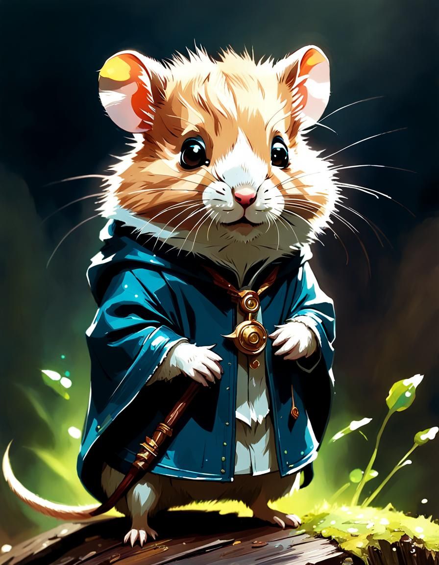 Ithor Hamster Digital Painting Concept Art