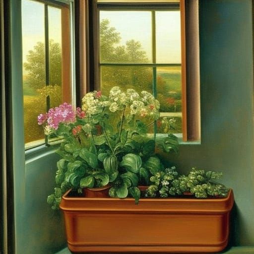 Kitchen Sink Still Life in Baroque Style