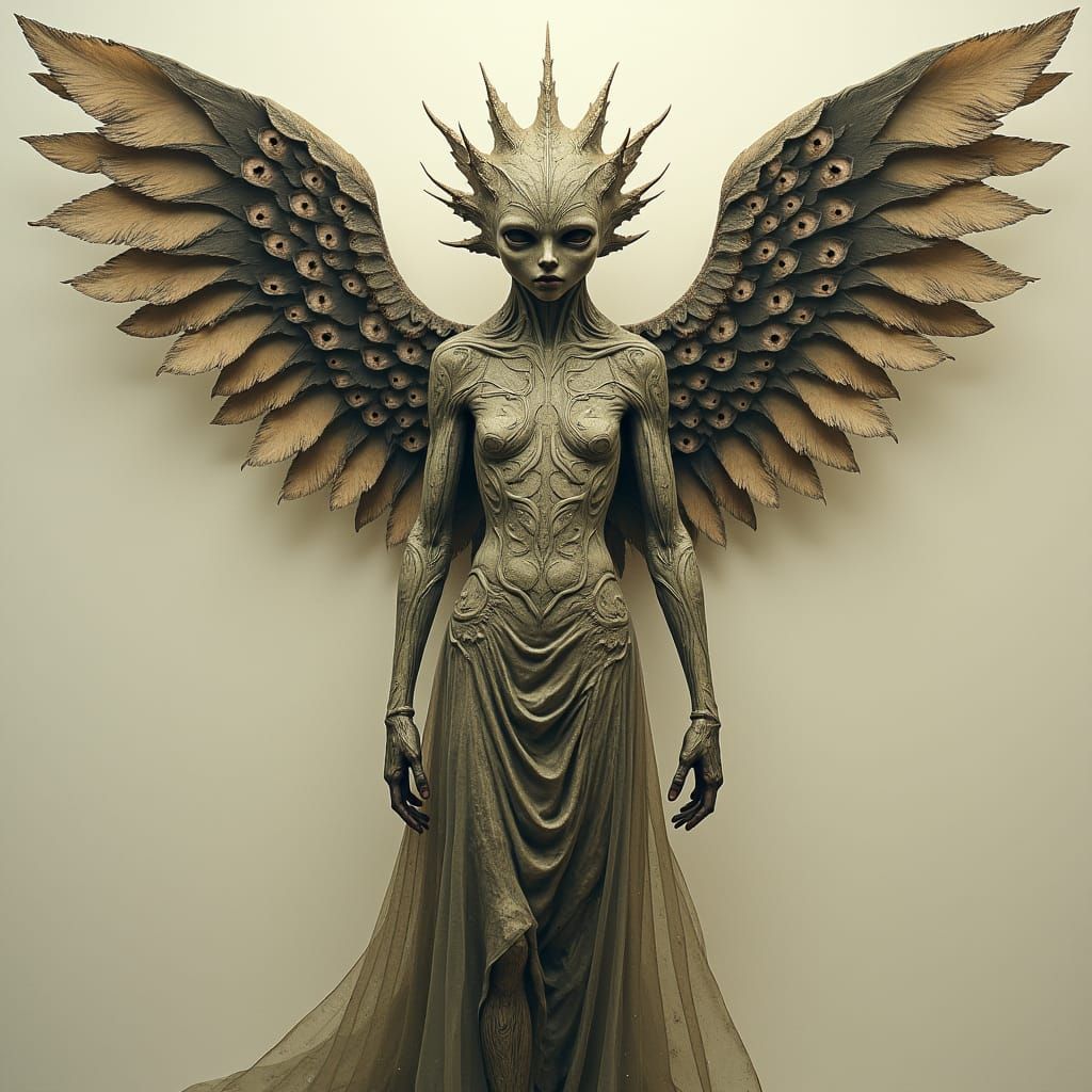 Biblically Accurate Angel: Ophaniel with Countless Eyes