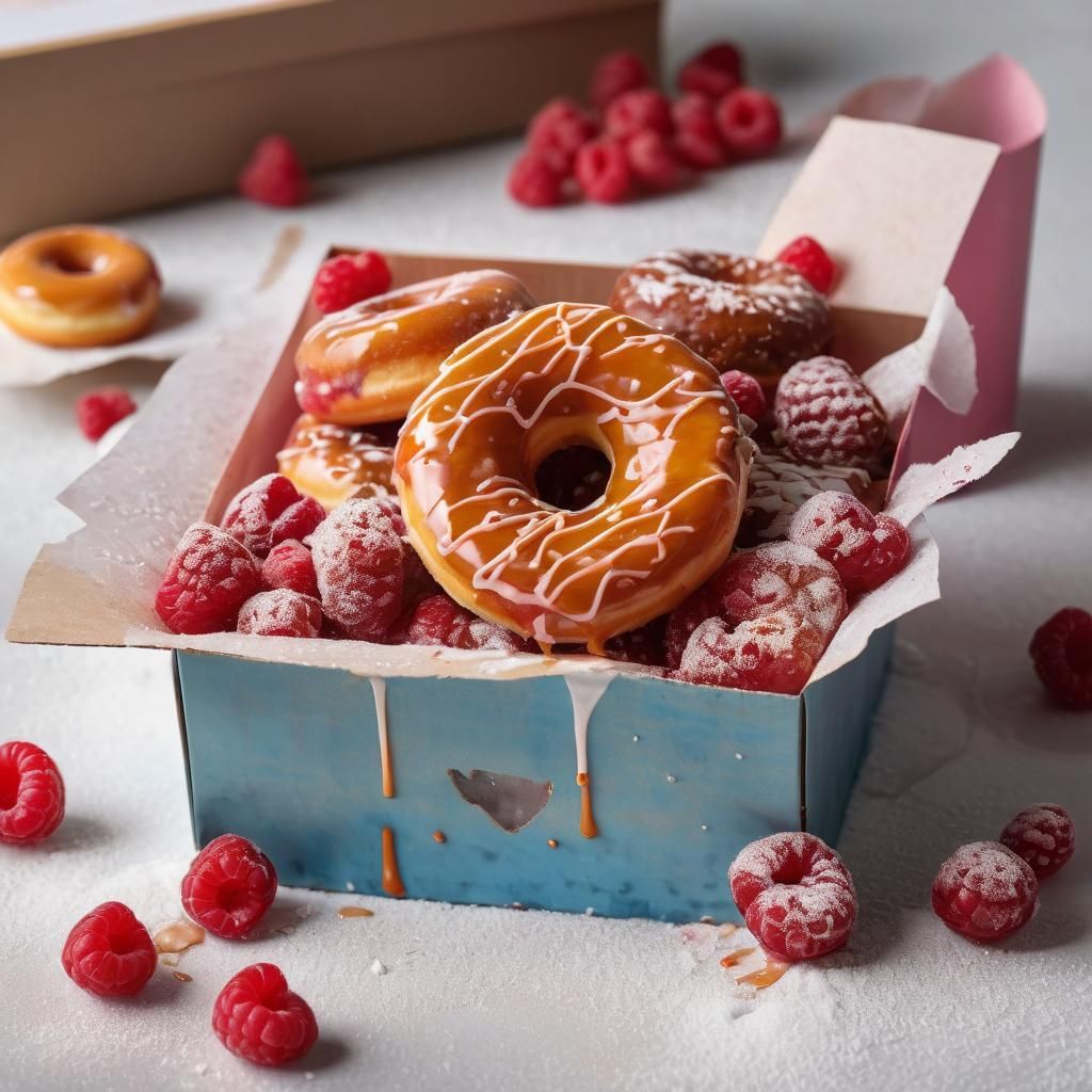 Delicious Donut Still Life Photography in Pastel Colors