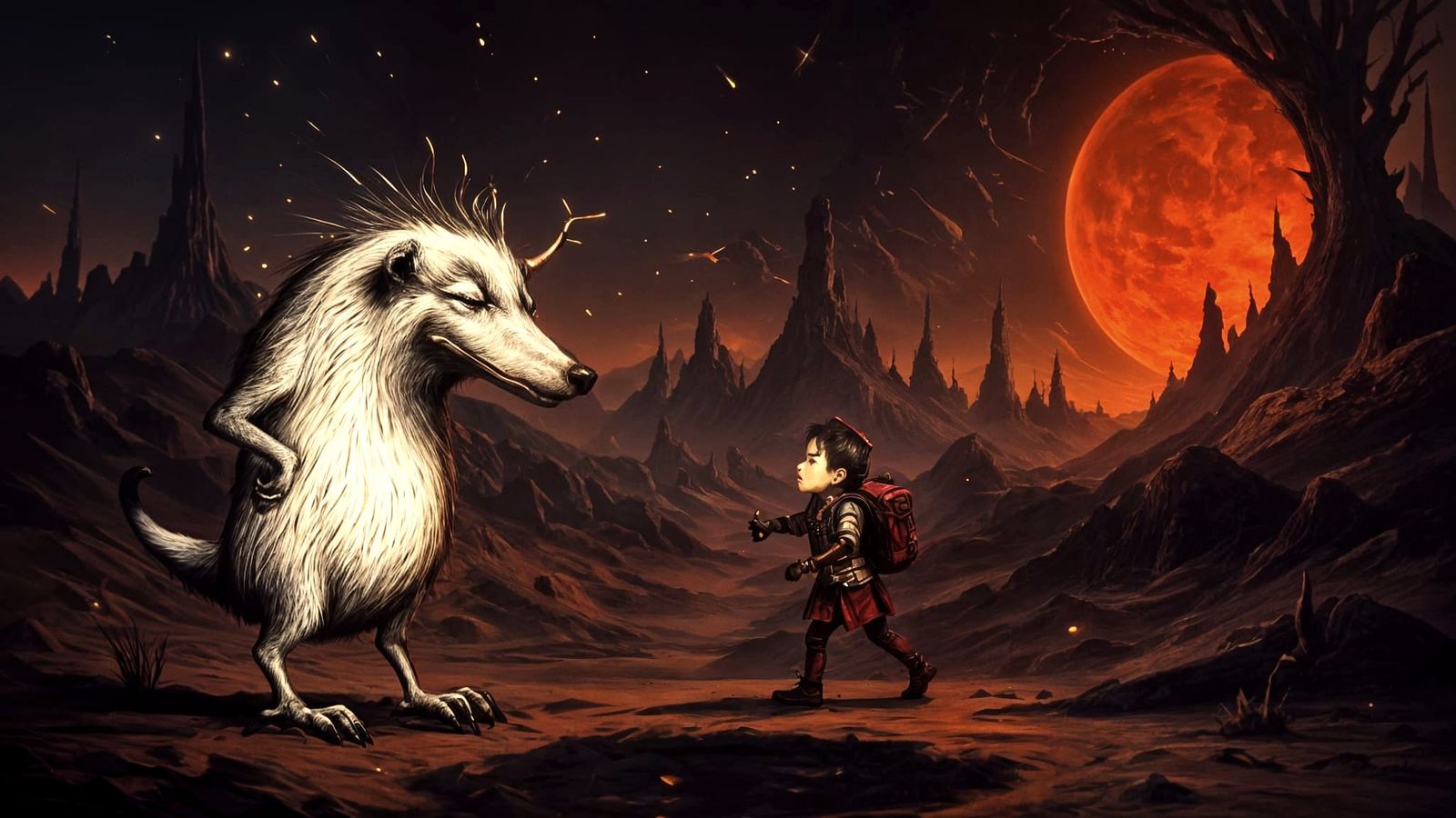 Abstract Line Drawing Scribbles