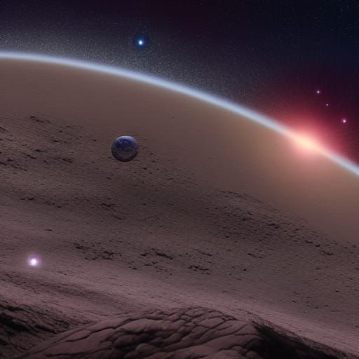 The Kuiper Belt: Epic Cinematic Digital Painting