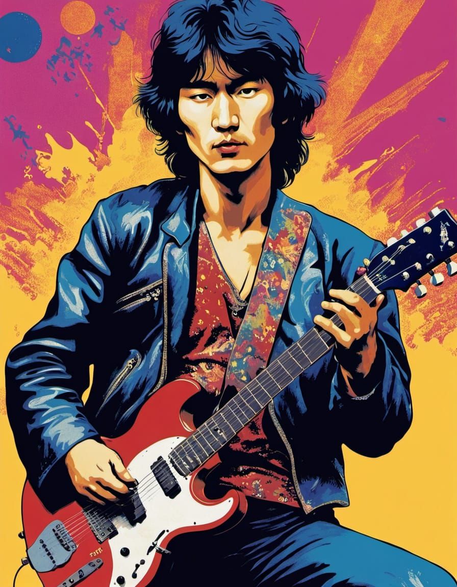 Retro Rock Icon Viktor Tsoi Shines in Bright Colors