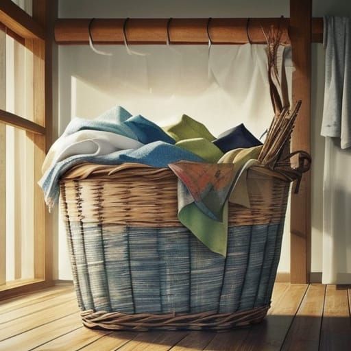 Magical Self Folding Laundry Concept Art