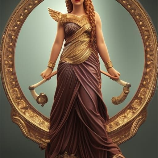 Hyper-Realistic Goddess Hera Portrait