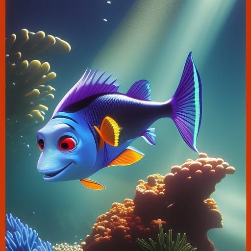 Humorous Nemo Rendering in Divine Light