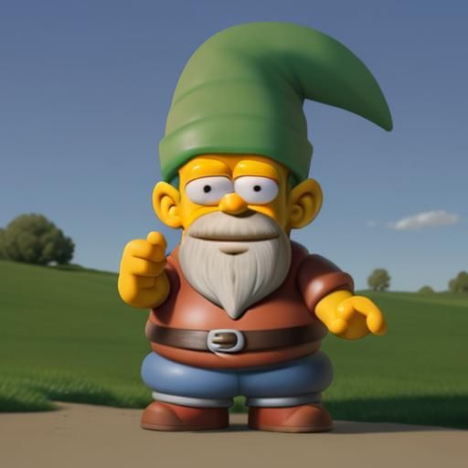 The Simpsons gnome