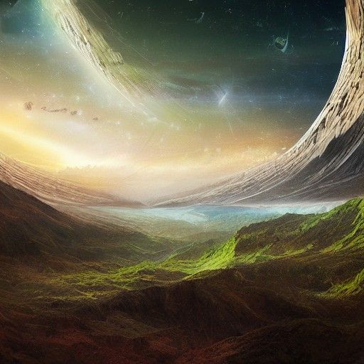 Detailed Matte Painting: Beyond the Universe