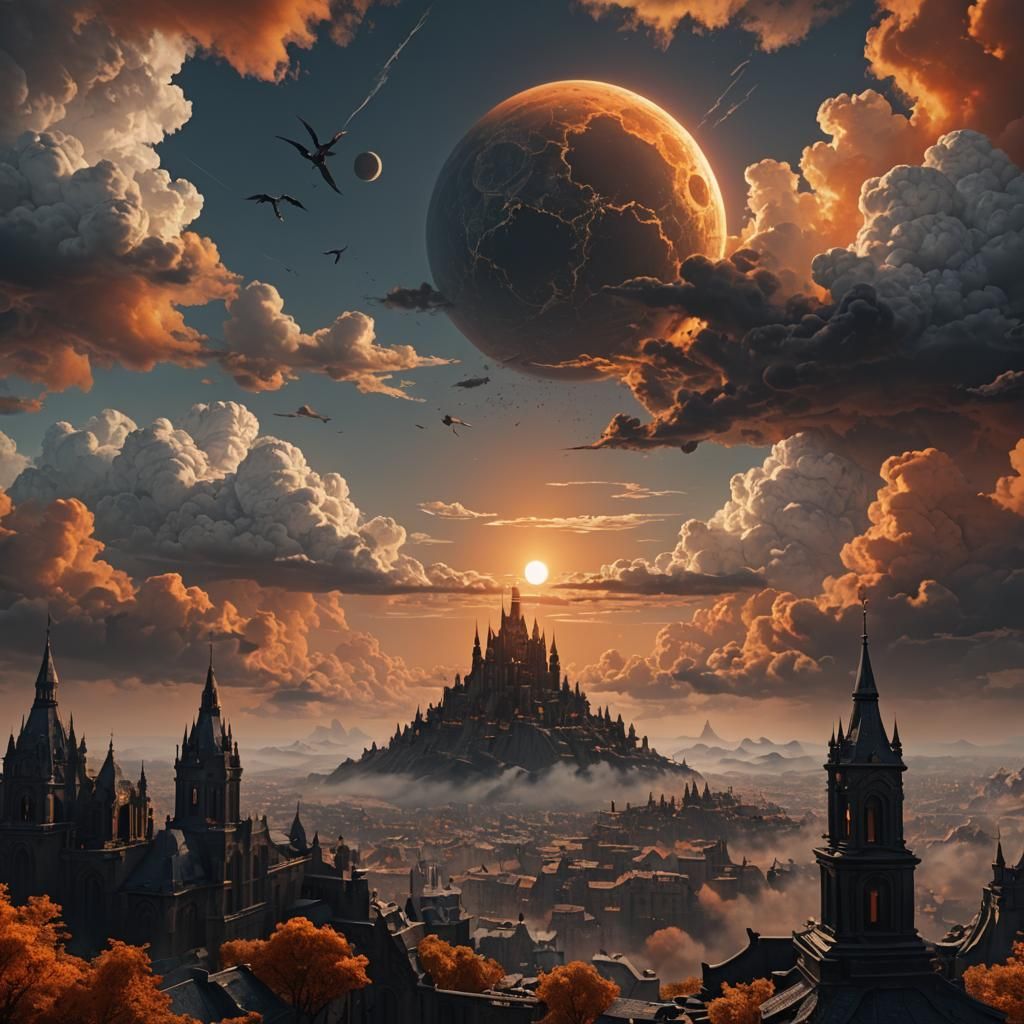 Old Man's Descent: A Matte Painting in Deep Color