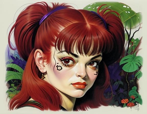 Nina Hagen in the jungle