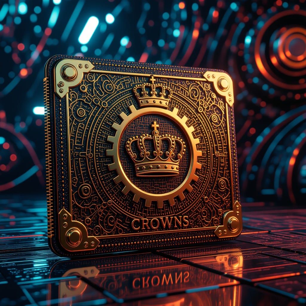 Steampunk Crowns Folder with Crown Icon