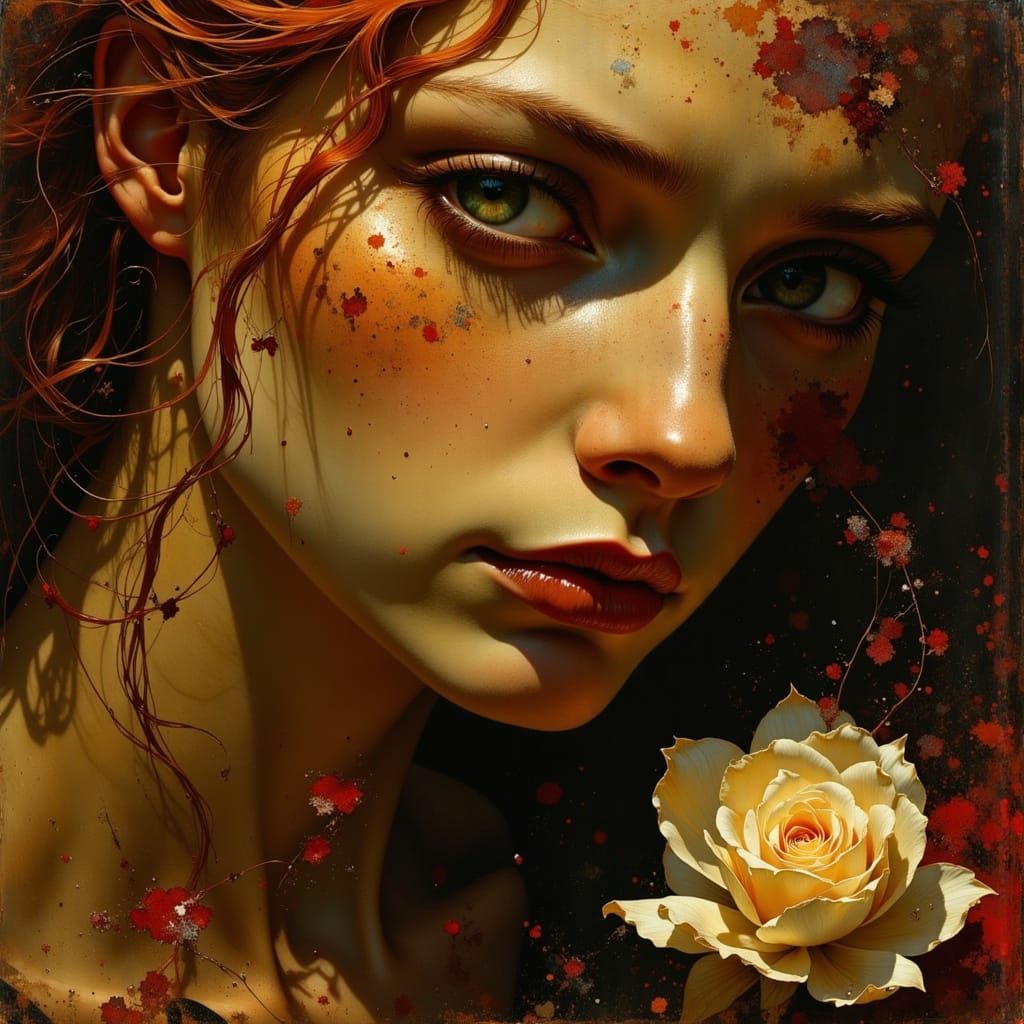 Tragic Solace in Golden-Brown Hush