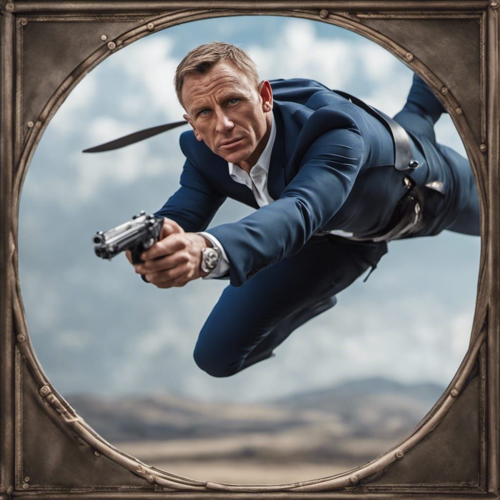 James Bond free fall